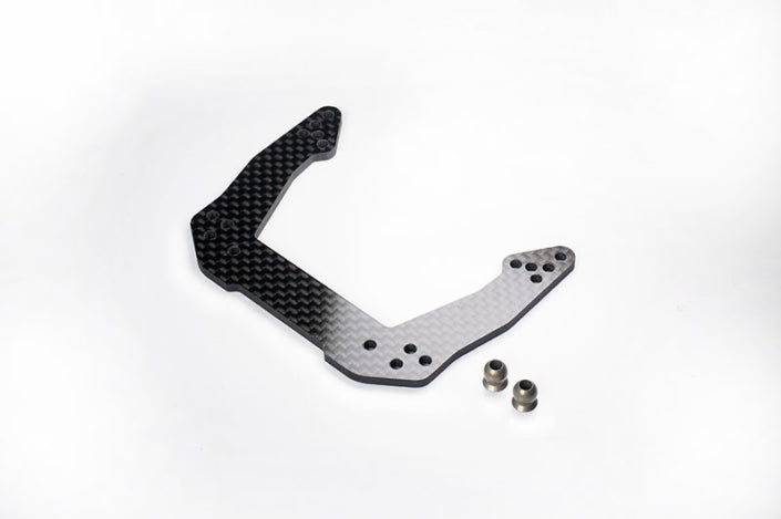 Koswork KOS04361-11 Kyosho Ultima & JJ Front Carbon Shock Tower Shock Stay 3mm (w/balls) (9003640553709)