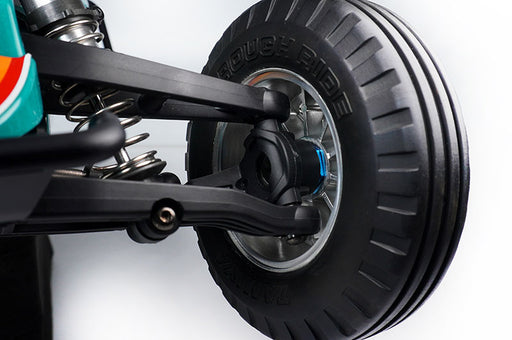 Koswork KOS04408 Tamiya 6mm Aluminum Clamping Wheel Hex (4) Blue (9001931604205)