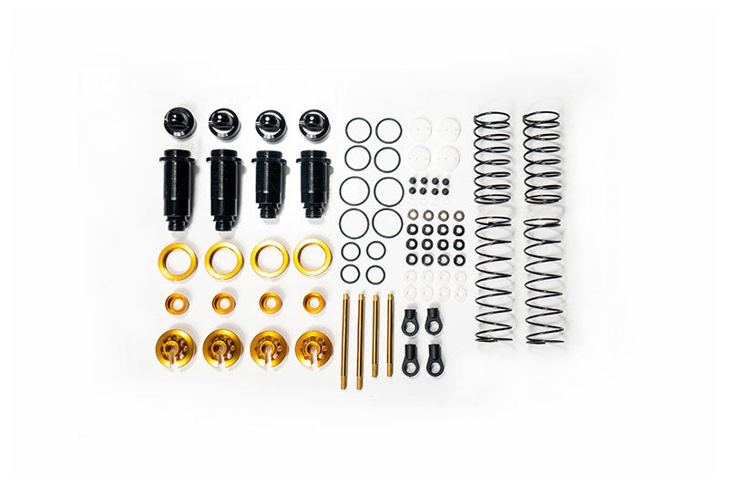 Koswork KOS04351-1GD Kyosho 12mm Gold Big Bore Buggy Shock Set (F & R) (9003640357101)