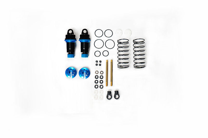 Koswork KOS04410TAF Tamiya Front 12mm Blue Big Bore Buggy Shock Set (2) (9003640684781)