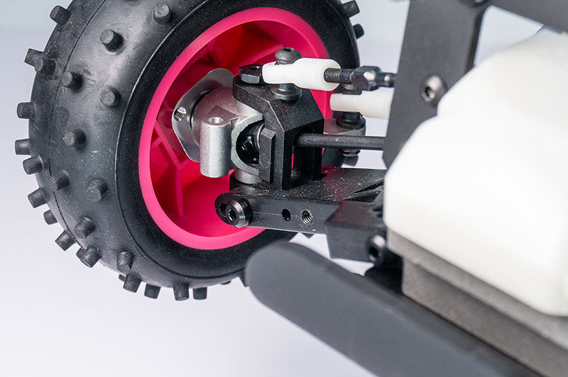 Koswork KOS04502-1 Yokomo Outter Hardened Arm Pin/Suspension Shaft 3x31mm (w/Alum Locknuts) (2) YZ-870C / YZ-10 (9003640946925)