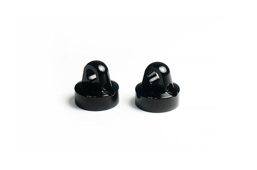 Koswork KOS04803 Alum Shock Cap for 12mm Shock Black (2) for Koswork & Tamiya (9003641241837)