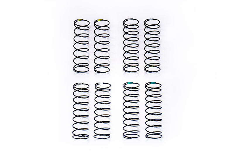 Koswork KOS04851RSET Rear Shock Spring Set (61mm, 1.8/1.9/2.0/2.3 lb/in, 12/13mm Shock) AE (4 Pairs) (9003642028269)