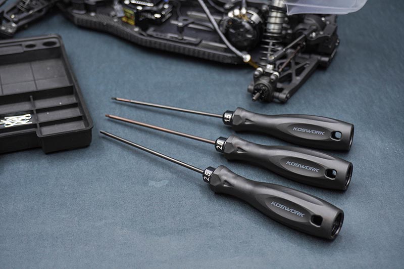 Koswork KOS13204-HSET3 Hex Wrench Set 1.5mm, 2.0mm & 2.5mm (w/120mm Tip) (9003644911853)