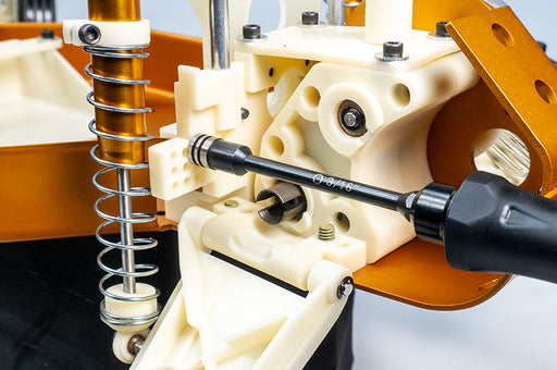 Koswork KOS13204-1/4RC10 Associated RC10 Standard Hex Wrench Nut Driver Tool Set (7pcs) (Light Tri Handle) (9001934848237)