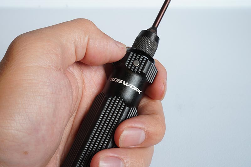 Koswork KOS13207-T1 T1 Aluminum Quick Release 1/4" Drive Hex Driver Handle (9003645894893)