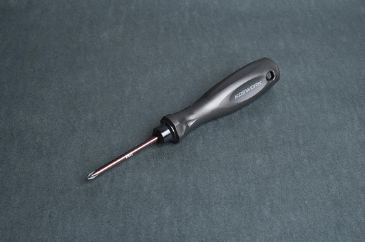 Koswork KOS13213-P1 Phillips Screwdriver PH1 4mm (w/68mm Tip) (Light Tri Handle) (9003646157037)