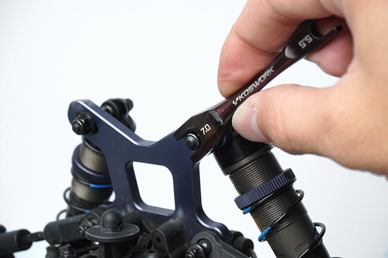 Koswork KOS13237 Steel Turnbuckle Wrench 5.5mm & 7.0mm (For 3mm & 4mm Nut) (9001936322797)