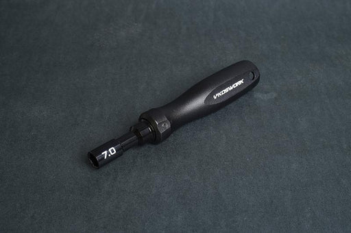 Koswork KOS13251-N7 Hard Coated Aluminum 7mm Compact Wheel Nut Driver (For 4mm nut) (Light Tri Handle) (9003647697133)