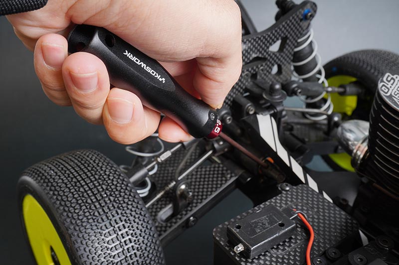 Koswork KOS13252-H20 Hex Wrench 2.0mm (w/75mm Tip) (Alum. Tri Handle) (9003647860973)