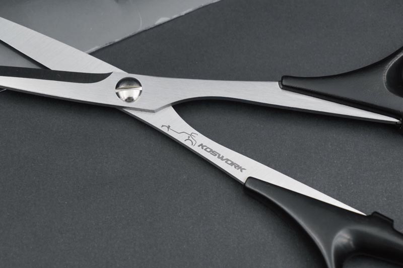 Koswork KOS13222 Lexan Body Straight Scissors (9003646648557)