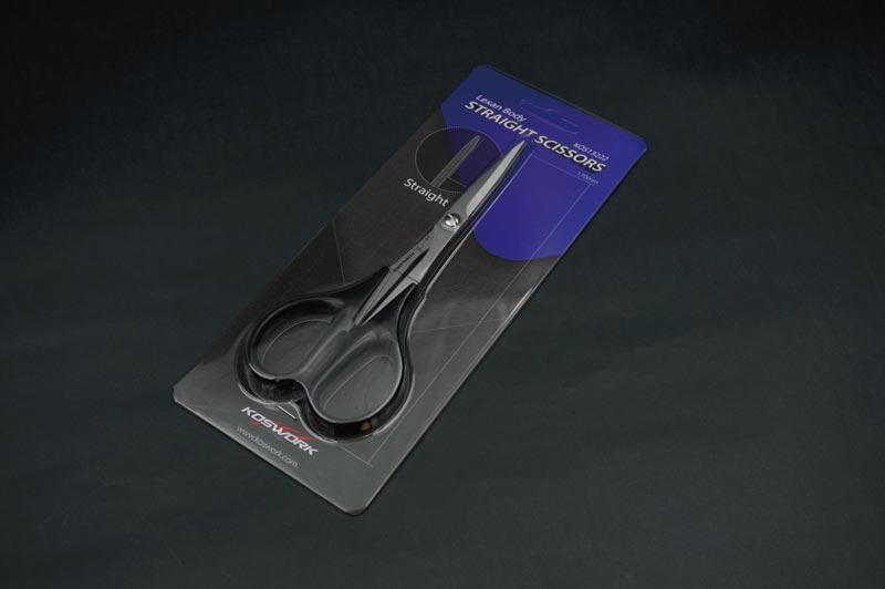 Koswork KOS13222 Lexan Body Straight Scissors (9003646648557)
