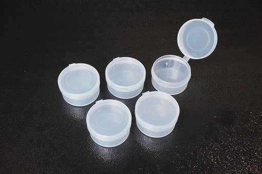 Koswork KOS14012 Clear Round Container (w/lid, ID 29mm, H15mm) (5pcs) (9003649171693)