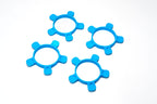 Koswork Blue 1/10 TC Touring/Sedan, 1/10 Buggy UFO High Strength Silicone Tire Glue Bands (4) - KOS14607B