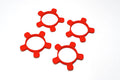 Koswork Red Tyre Glue Bands (4) 1/10 - KOS14607R