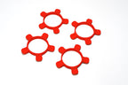 Koswork Red Tyre Glue Bands (4) 1/10 - KOS14607R