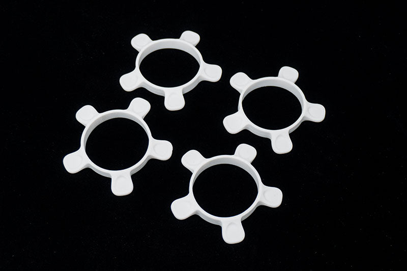 Koswork White Tyre Glue Bands Touring Car & Buggy High Strength Silicone (4) 1/10 - KOS14607W