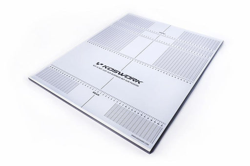 Koswork KOS18001SET 1/8 Buggy, On-Road Car/GT & Truggy Extra Lightweight Pit Setup Board 455x570mm (w/Plastic Decal) (9001938190573)