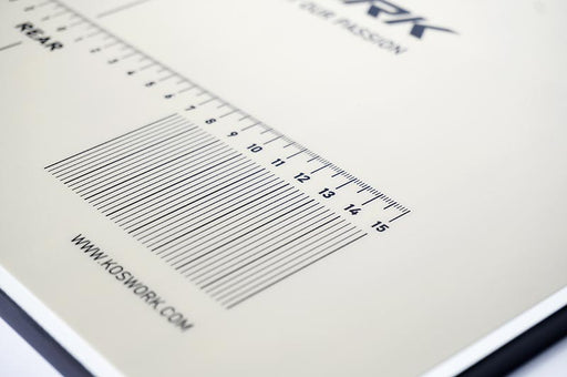 Koswork KOS18005SET 1/10 & 1/8 Buggy & On-Road Car Extra Lightweight Pit Setup Board 400x480mm (w/Plastic Decal) (9001938256109)