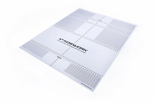 Koswork KOS18009 445x560mm Plastic Decal (for 1/8 Buggy, On-Road Car & Truggy Car Setup Board) (9003649269997)