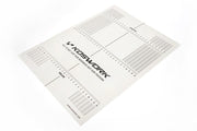 Koswork KOS18013 290x390mm Plastic Decal (for 1/10 Sedan/Touring On-Road Car Setup Board) (9003649368301)