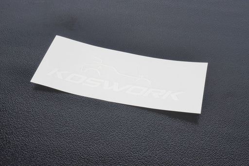 Koswork KOS19002W Koswork Decal 100mm White (2pcs) Release Decal (9003649433837)