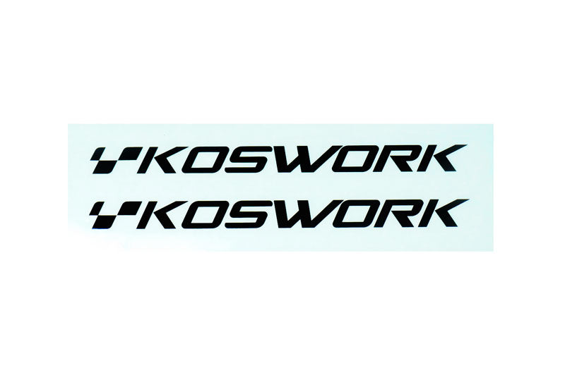 Koswork KOS19008BK Koswork Decal 10x100mm Black (2pcs) (9003649564909)