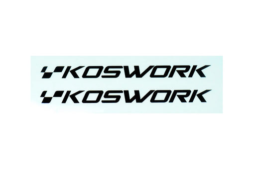 Koswork KOS19008BK Koswork Decal 10x100mm Black (2pcs) (9003649564909)