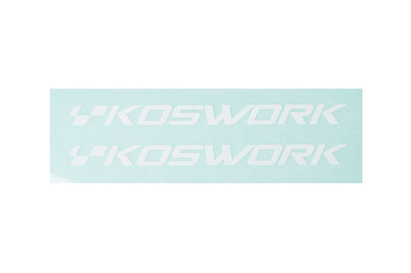 Koswork KOS19008W Koswork Decal 10x100mm White (2pcs) (9003649630445)
