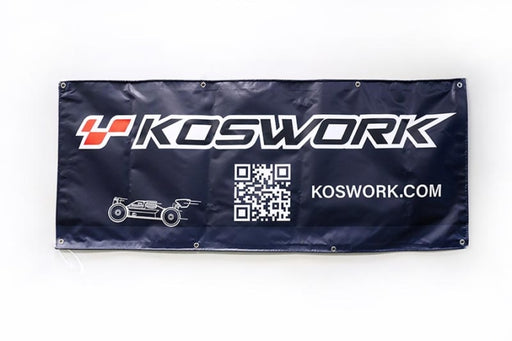 Koswork KOS19021 Koswork 180x75cm Vinyl Banner Deep Gray (9003649761517)