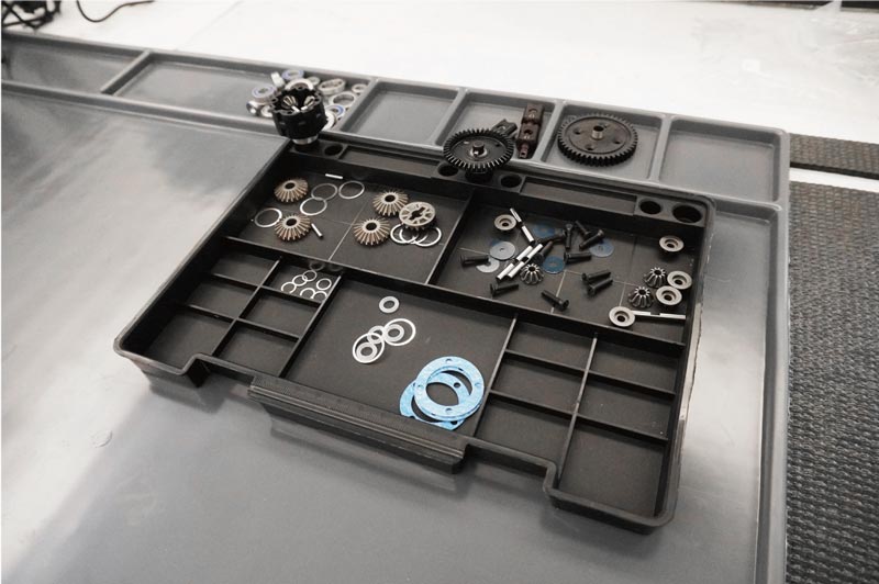 Koswork Box with 7x7 Parts Box and Black Parts Tray Tool Box (5)