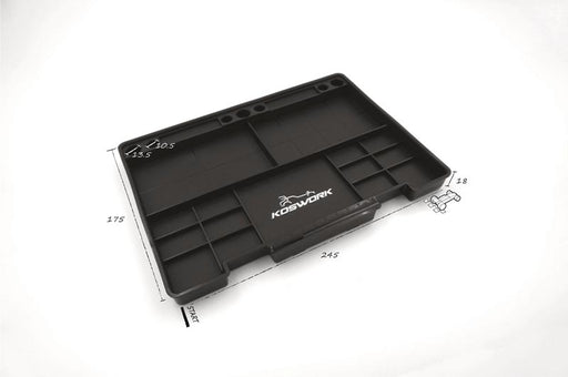 Koswork KOS32101BK Parts Tray 245*175*18mm Black (9001938977005)