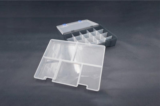 Koswork KOS32110 Two Layer Parts Case 245*175*56mm (w/tray & partition) (9003650351341)