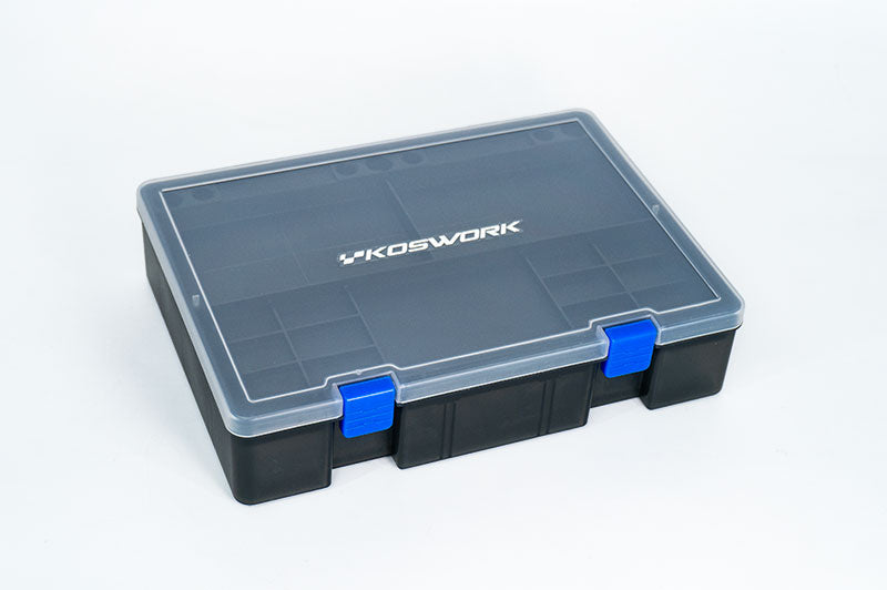 Koswork Box with 7x7 Parts Box and Black Parts Tray Tool Box (2)