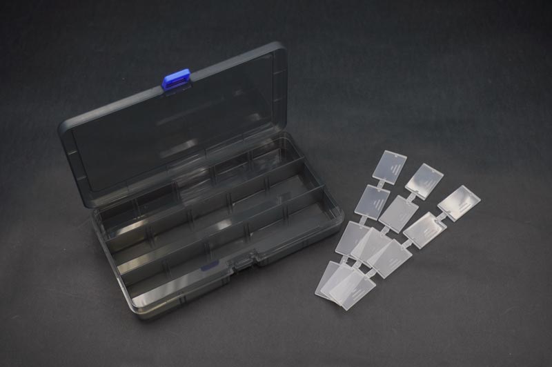 Koswork KOS32115 Parts Box 177x102x25mm (15 compartments, removable dividers) (9003650810093)