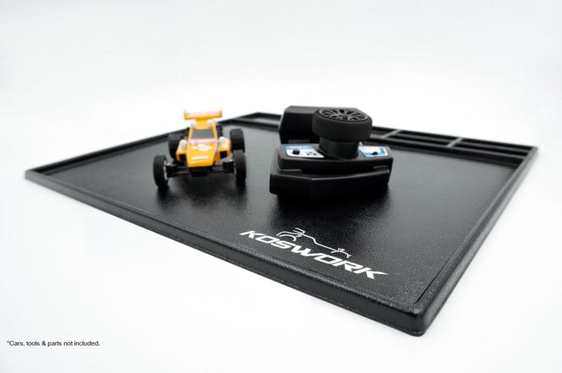 Koswork KOS32120-450BK Assembly Tray / Cleaning Tray 450*400*10mm Black (1/10 M Size, 1/18, Min-Z & Mini 4WD) (9001939271917)