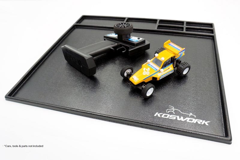Koswork KOS32120-450BK Assembly Tray / Cleaning Tray 450*400*10mm Black (1/10 M Size, 1/18, Min-Z & Mini 4WD) (9001939271917)
