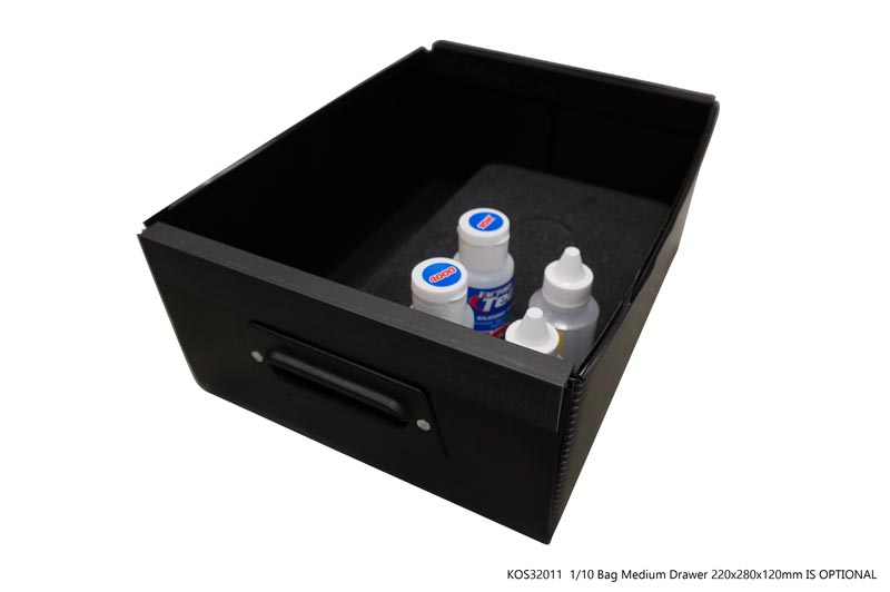 Koswork KOS32123 270x160x35mm Shock & Differential Oil Foam Stand Set (15 Compartments) (9003651105005)