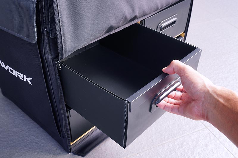 Koswork KOS32205V2CA 1/8 & 1/10 Pit Bag V2 Cardboard Box Frame Version (Top Open design, w/KOS32120-510BK Lid) (9003651596525)