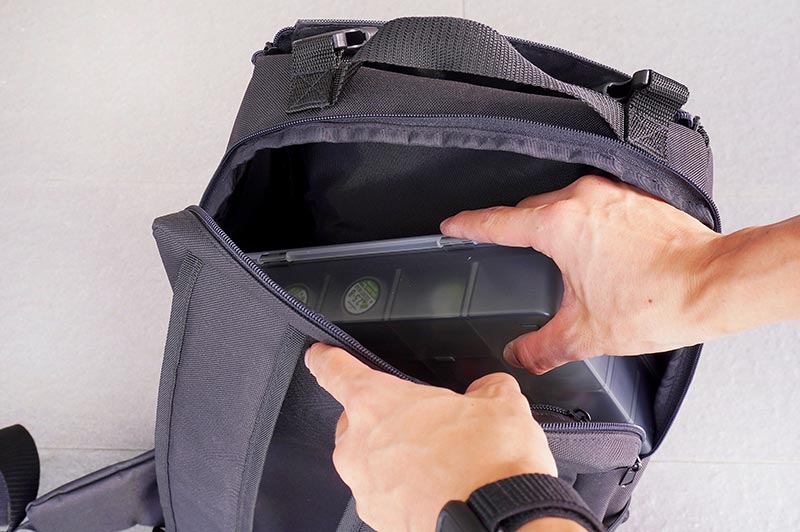 Koswork KOS32213BK RC Car Expandable Backpack (1/8 Buggy, 1/10 Buggy, Truck, Touring & Crawler) Black (9001939796205)