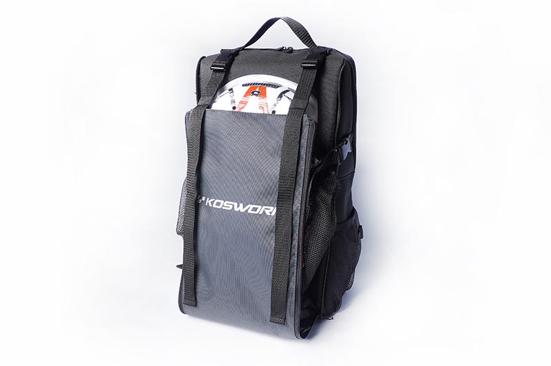 Koswork KOS32213BK RC Car Expandable Backpack (1/8 Buggy, 1/10 Buggy, Truck, Touring & Crawler) Black (9001939796205)