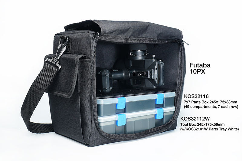 Koswork KOS32218 1/16, 1/18 Mini Car & 1/24 Mini-Z Car Bag & Multi-Function Transmitter Bag (9001939992813)