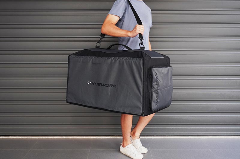 Koswork KOS32224 1/8 GT Compact 3 Drawer Car Bag (1/8 GT, 1 Large & 2 Medium) (9003651924205)