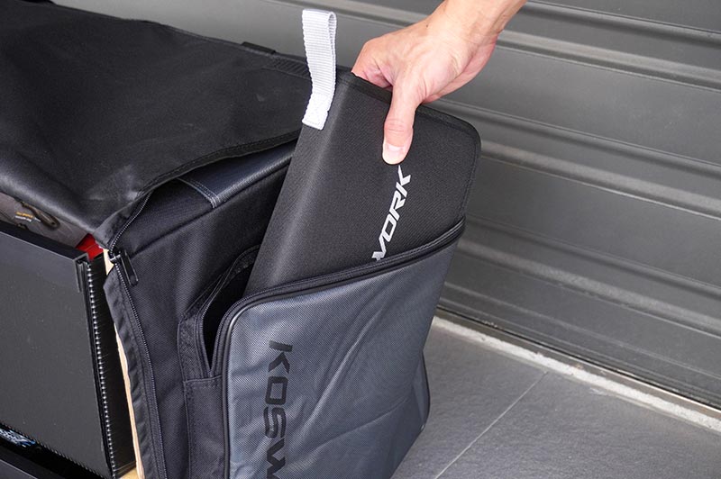 Koswork KOS32224PP 1/8 GT Compact 3 Drawer PP Frame Car Bag (1/8 GT, 1 Large & 2 Medium) (9003651989741)