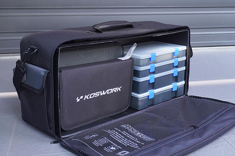 Koswork KOS32246 Large Tire Bag, 1/10 Buggy Bag/Storage Bag/Accessories Bag (w/PP case) (9001940254957)