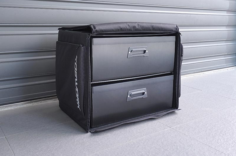 Koswork KOS32251PP 1/10 Dual Drawer PP Frame Buggy Bag (1/10, 2 Large) (9003652546797)