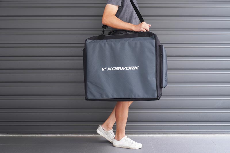 Koswork KOS32252 1/8 Dual Drawer Buggy/Onroad Car Bag (1/8, 2 Large) (9003652579565)