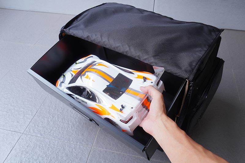 Koswork KOS32253 1/10 Dual Drawer Touring Car Bag (1/10 Touring, 2 Large) (9003652645101)