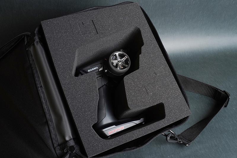 Koswork KOS32262-MT44 Mini Transmitter Bag (w/Sanwa MT44&MT5 Transmitter Foam) (9003653234925)