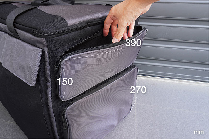 Koswork KOS32292 1/8 One Large & Two Mid Drawer Side Buggy/Onroad Car Carrying Bag (Top Open Design) (9003654217965)